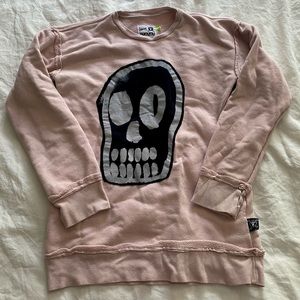 Nununu Pink Skull Sweatshirt